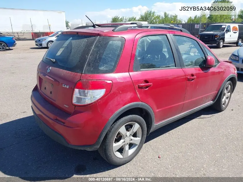 2012 Suzuki Sx4 Premium/Tech Valu Pkg (Nav) VIN: JS2YB5A34C6302059 Lot: 40120697