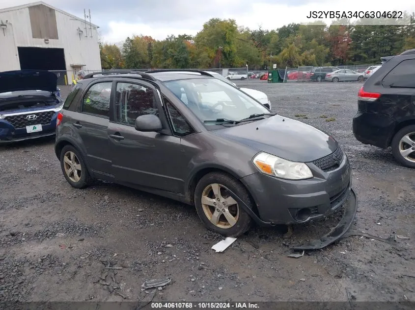 2012 Suzuki Sx4 Premium/Tech Valu Pkg (Nav) VIN: JS2YB5A34C6304622 Lot: 40610768