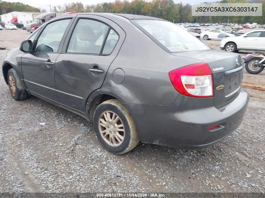 2012 Suzuki Sx4 Le/Le Popular VIN: JS2YC5A3XC6303147 Lot: 40613791