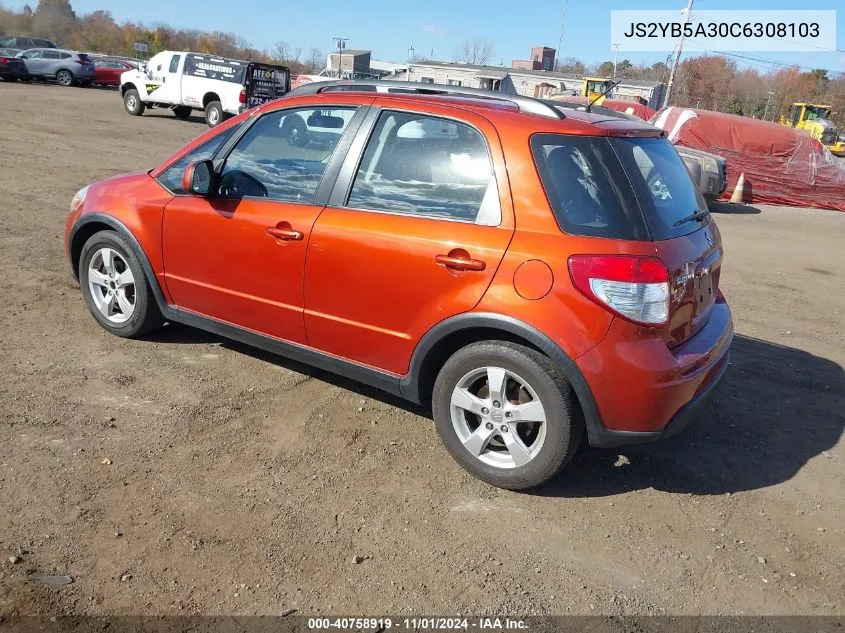 2012 Suzuki Sx4 Premium/Tech Valu Pkg (Nav) VIN: JS2YB5A30C6308103 Lot: 40758919