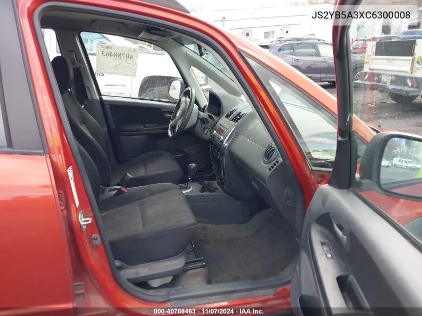 2012 Suzuki Sx4 Premium/Tech Valu Pkg (Nav) VIN: JS2YB5A3XC6300008 Lot: 40788463