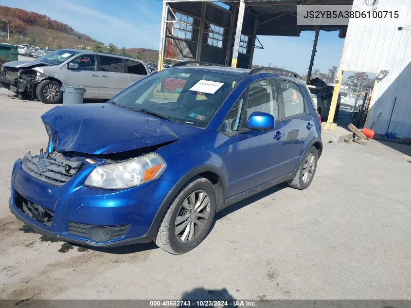 2013 Suzuki Sx4 Premium VIN: JS2YB5A38D6100715 Lot: 40652743