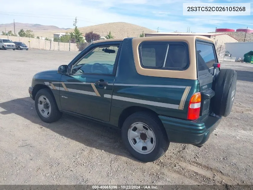 2002 Suzuki Vitara Jls VIN: 2S3TC52C026105268 Lot: 40665396