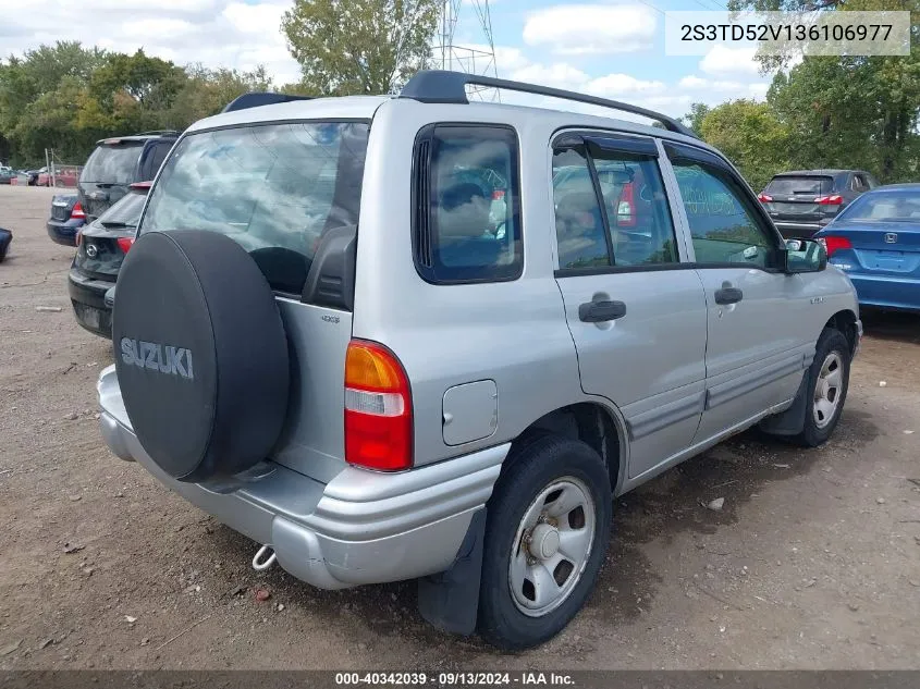 2003 Suzuki Vitara VIN: 2S3TD52V136106977 Lot: 40342039