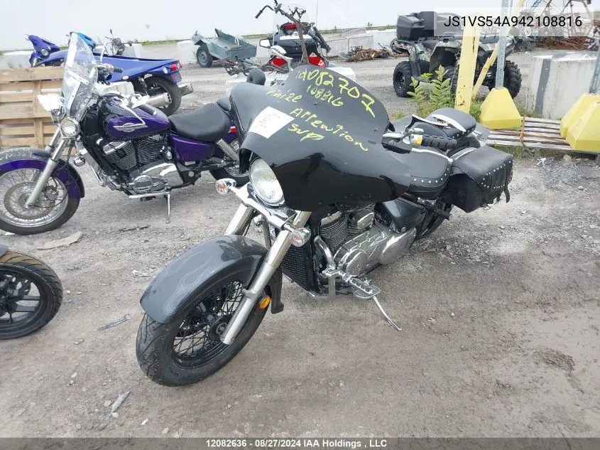 2004 Suzuki Vl800 VIN: JS1VS54A942108816 Lot: 12082636