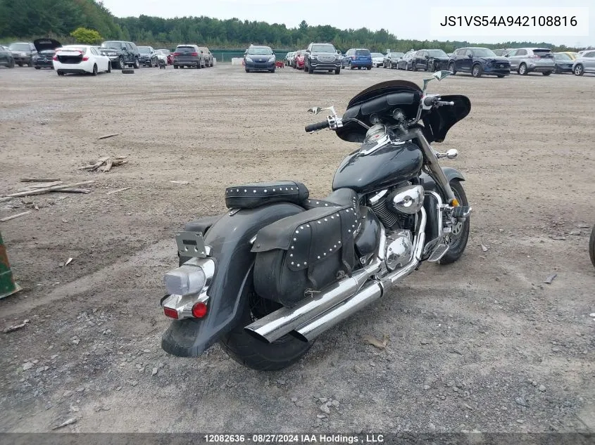 2004 Suzuki Vl800 VIN: JS1VS54A942108816 Lot: 12082636