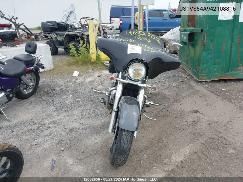 2004 Suzuki Vl800 VIN: JS1VS54A942108816 Lot: 12082636