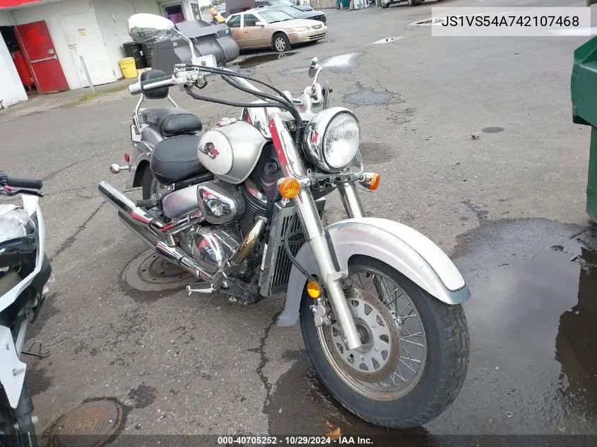 2004 Suzuki Vl800 VIN: JS1VS54A742107468 Lot: 40705252