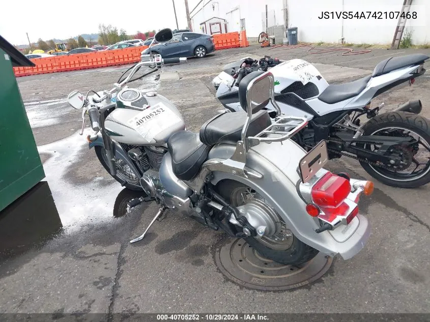 2004 Suzuki Vl800 VIN: JS1VS54A742107468 Lot: 40705252