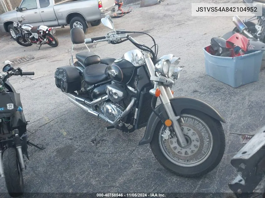 2004 Suzuki Vl800 VIN: JS1VS54A842104952 Lot: 40758546