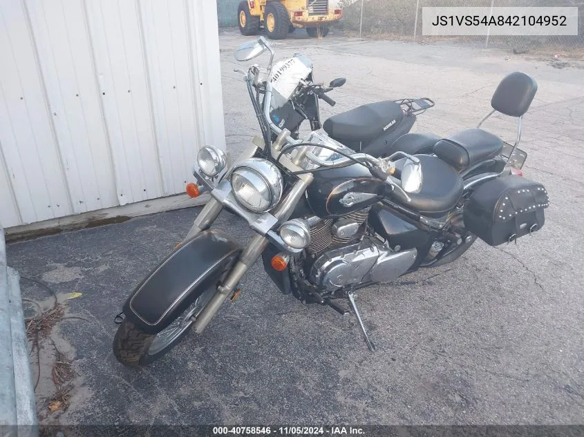 2004 Suzuki Vl800 VIN: JS1VS54A842104952 Lot: 40758546