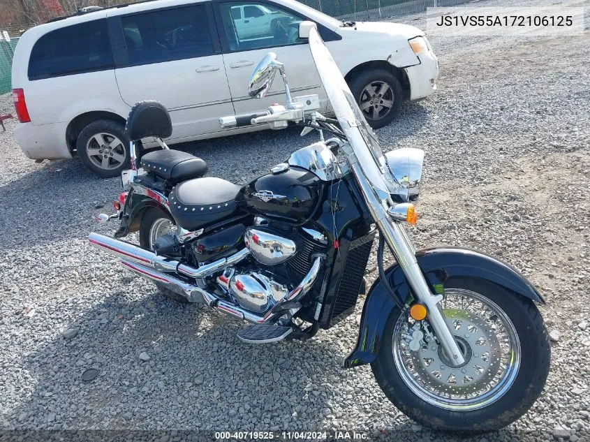 2007 Suzuki Vl800 VIN: JS1VS55A172106125 Lot: 40719525