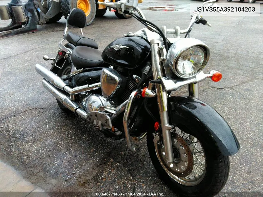 2009 Suzuki Vl800 VIN: JS1VS55A392104203 Lot: 40771463