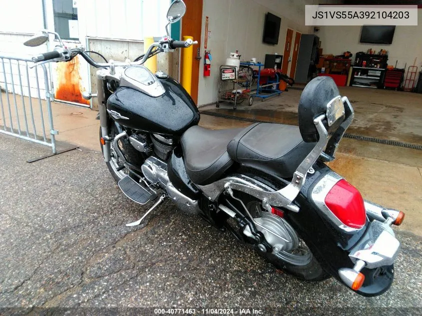 2009 Suzuki Vl800 VIN: JS1VS55A392104203 Lot: 40771463