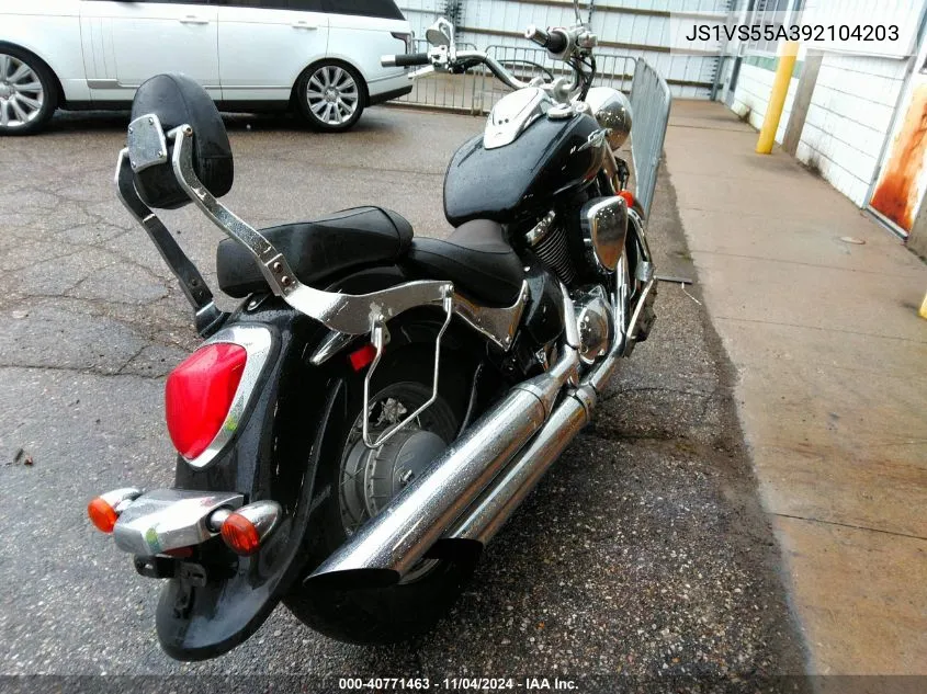 2009 Suzuki Vl800 VIN: JS1VS55A392104203 Lot: 40771463