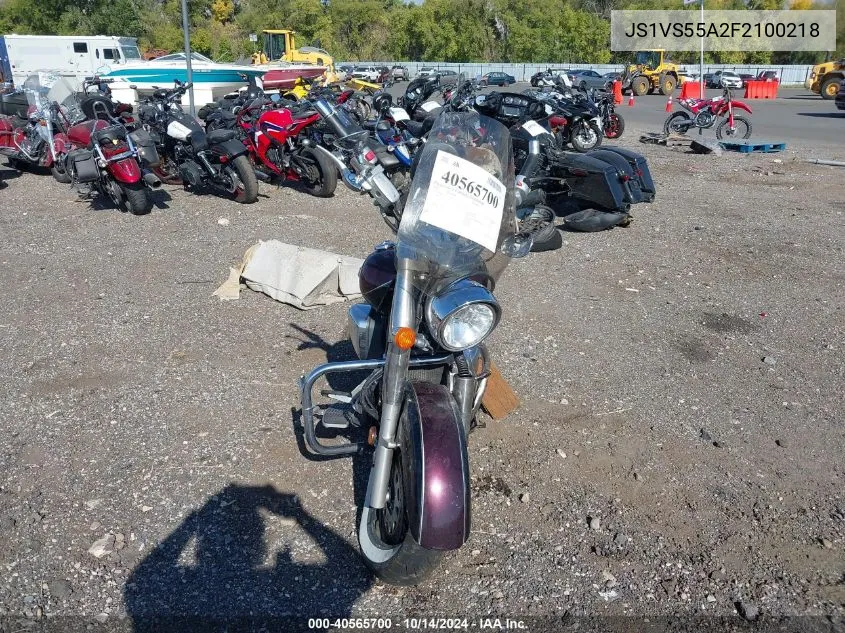 2015 Suzuki Vl800 VIN: JS1VS55A2F2100218 Lot: 40565700