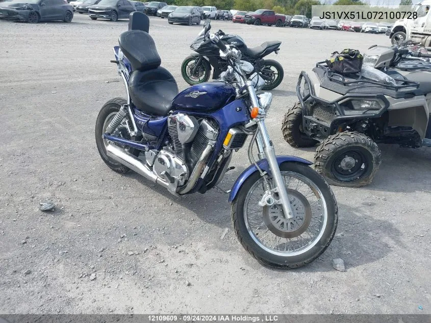 2007 Suzuki Vs1400 VIN: JS1VX51L072100728 Lot: 12109609