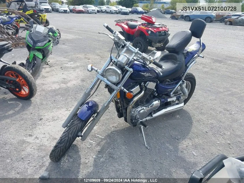 2007 Suzuki Vs1400 VIN: JS1VX51L072100728 Lot: 12109609