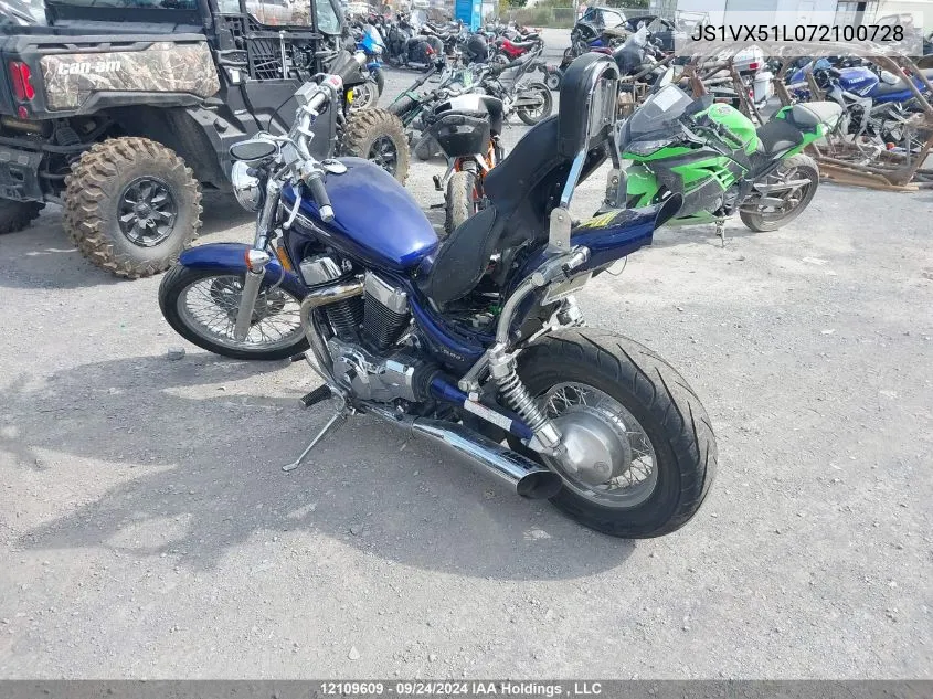 2007 Suzuki Vs1400 VIN: JS1VX51L072100728 Lot: 12109609