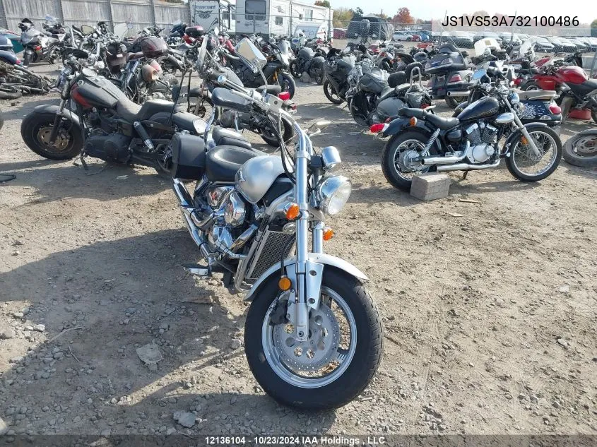 2003 Suzuki Vz800 VIN: JS1VS53A732100486 Lot: 12136104