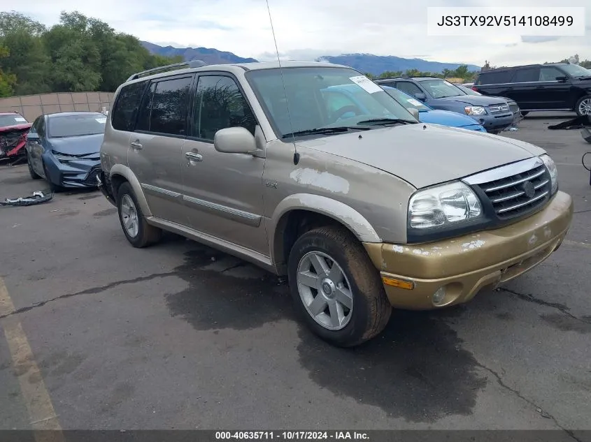 2001 Suzuki Grand Vitara Xl-7 Plus/Standard/Touring VIN: JS3TX92V514108499 Lot: 40635711