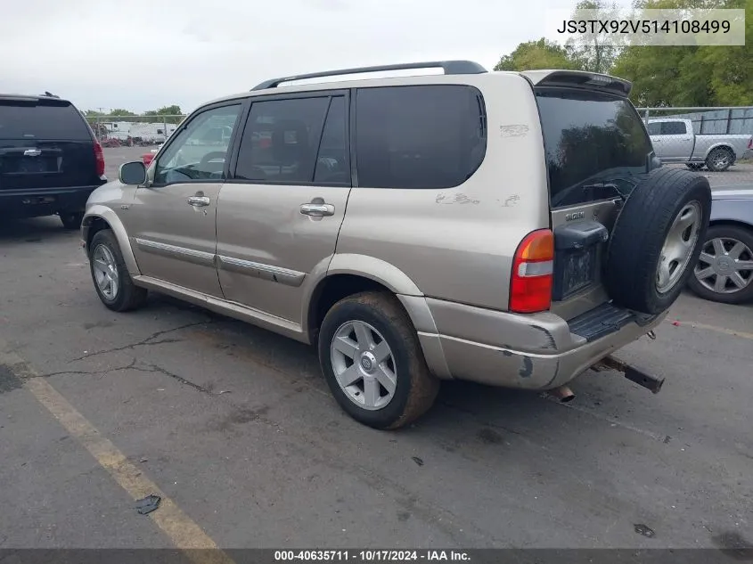 2001 Suzuki Grand Vitara Xl-7 Plus/Standard/Touring VIN: JS3TX92V514108499 Lot: 40635711