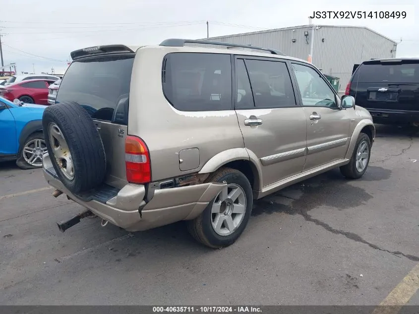 2001 Suzuki Grand Vitara Xl-7 Plus/Standard/Touring VIN: JS3TX92V514108499 Lot: 40635711