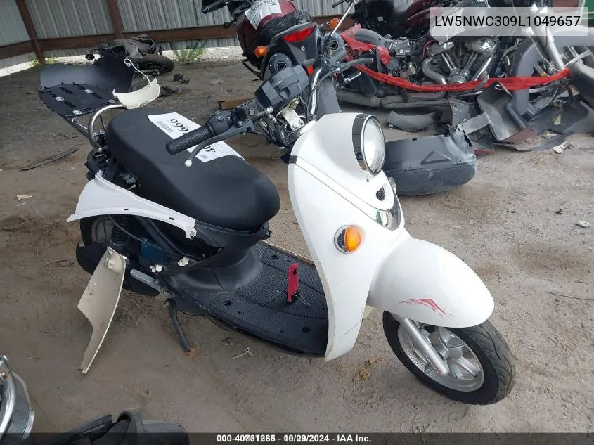 2020 Sym Scooter VIN: LW5NWC309L1049657 Lot: 40731265