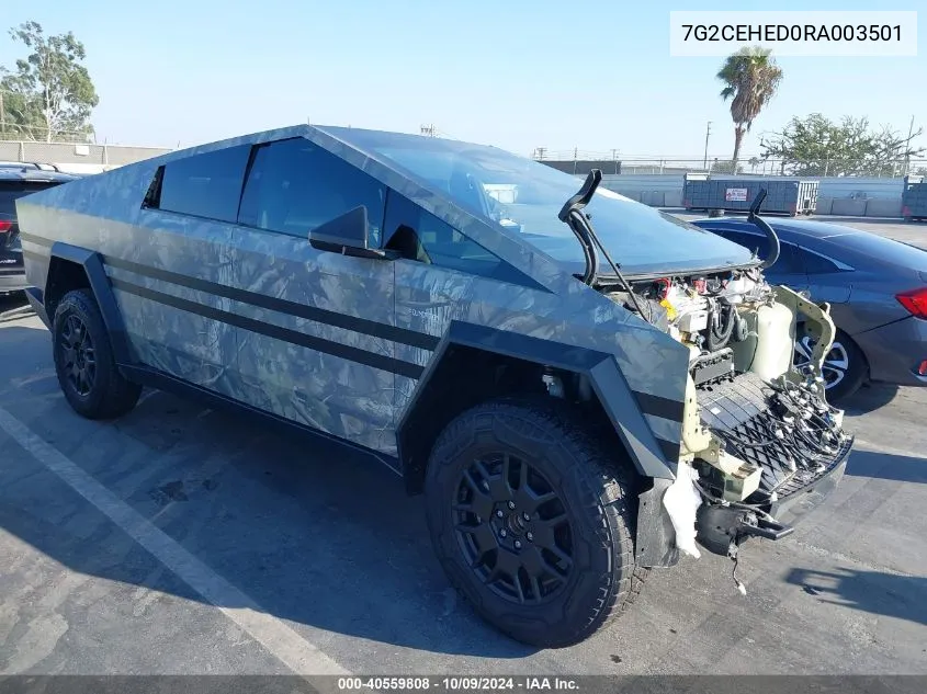 7G2CEHED0RA003501 2024 Tesla Cybertruck All-Wheel Drive