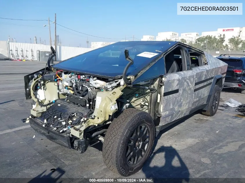 7G2CEHED0RA003501 2024 Tesla Cybertruck All-Wheel Drive