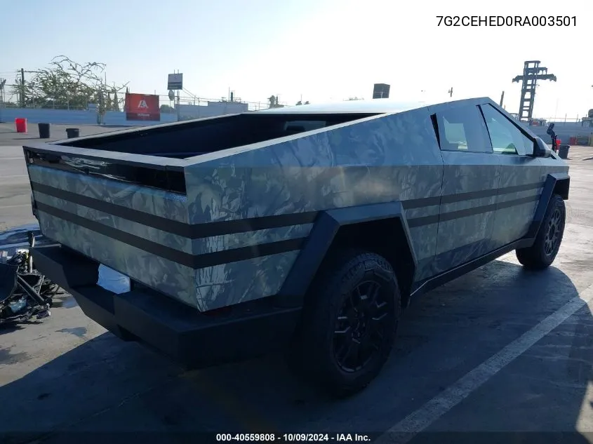 7G2CEHED0RA003501 2024 Tesla Cybertruck All-Wheel Drive