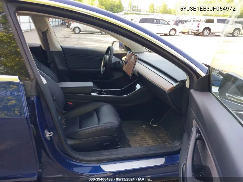 5YJ3E1EB3JF064972 2018 Tesla Model 3 Long Range/Performance