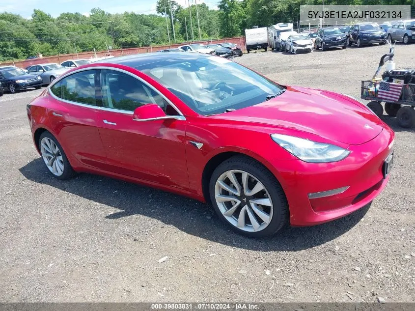 5YJ3E1EA2JF032134 2018 Tesla Model 3 Long Range/Mid Range