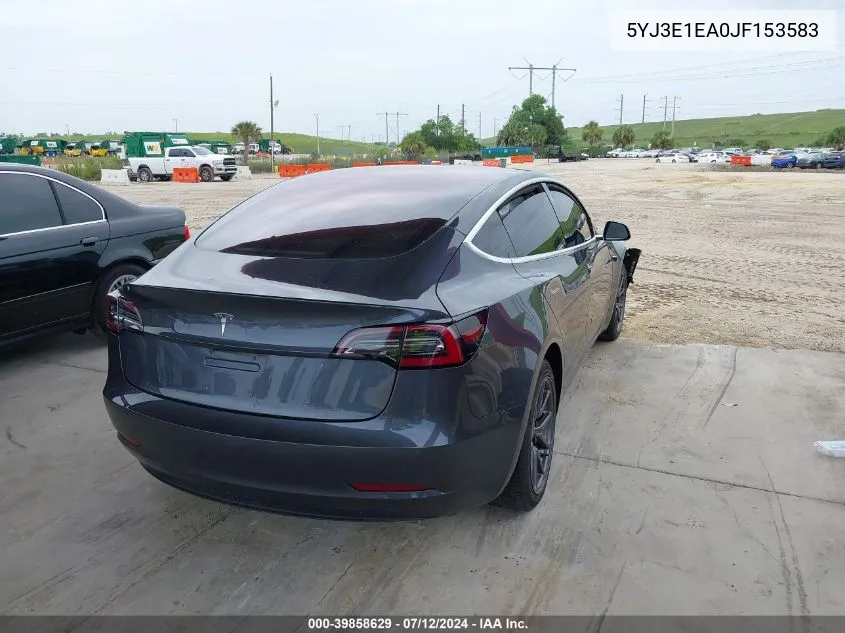 5YJ3E1EA0JF153583 2018 Tesla Model 3 Long Range/Mid Range