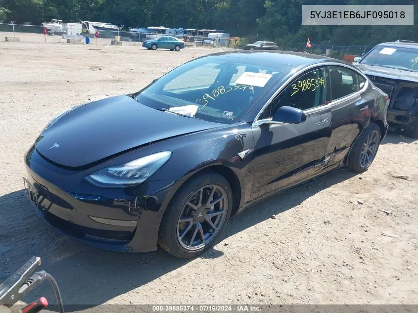 5YJ3E1EB6JF095018 2018 Tesla Model 3 Long Range/Performance