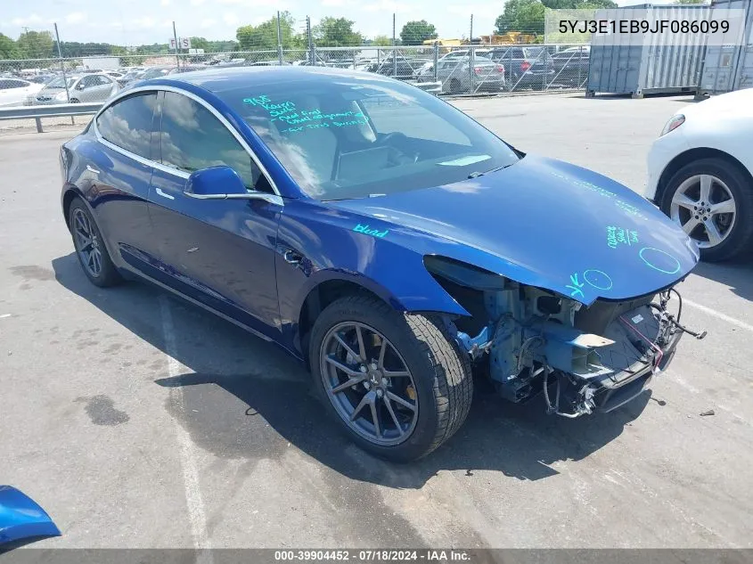 5YJ3E1EB9JF086099 2018 Tesla Model 3 Long Range/Performance