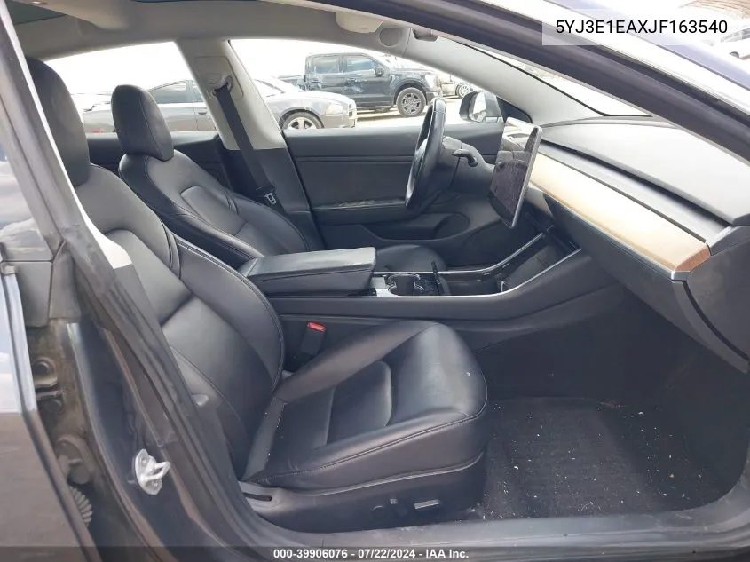 5YJ3E1EAXJF163540 2018 Tesla Model 3 Long Range/Mid Range