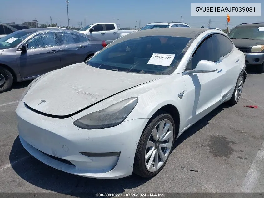 5YJ3E1EA9JF039081 2018 Tesla Model 3