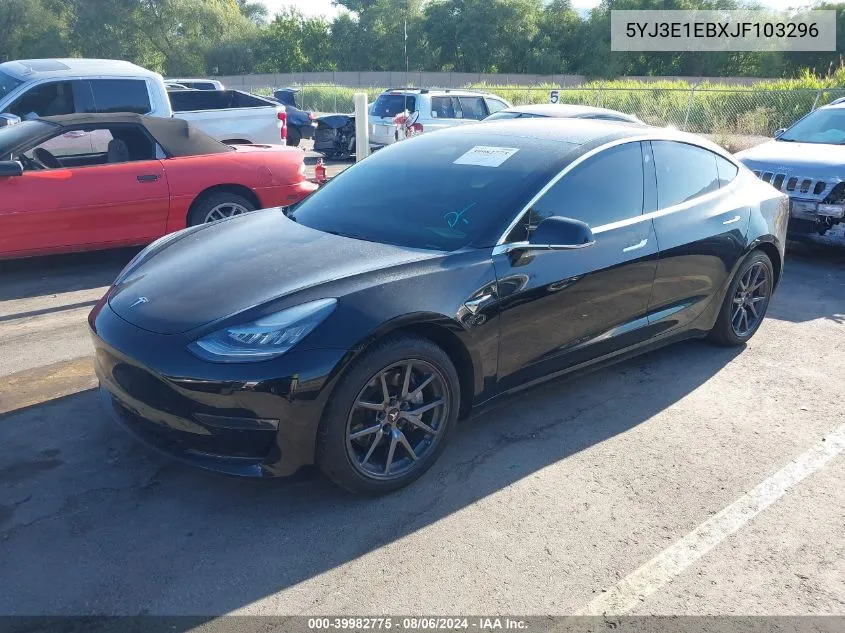 5YJ3E1EBXJF103296 2018 Tesla Model 3 Long Range/Performance