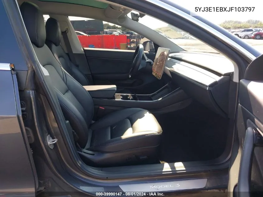 5YJ3E1EBXJF103797 2018 Tesla Model 3 Long Range/Performance