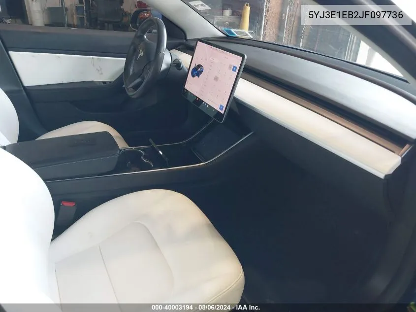 5YJ3E1EB2JF097736 2018 Tesla Model 3 Long Range/Performance