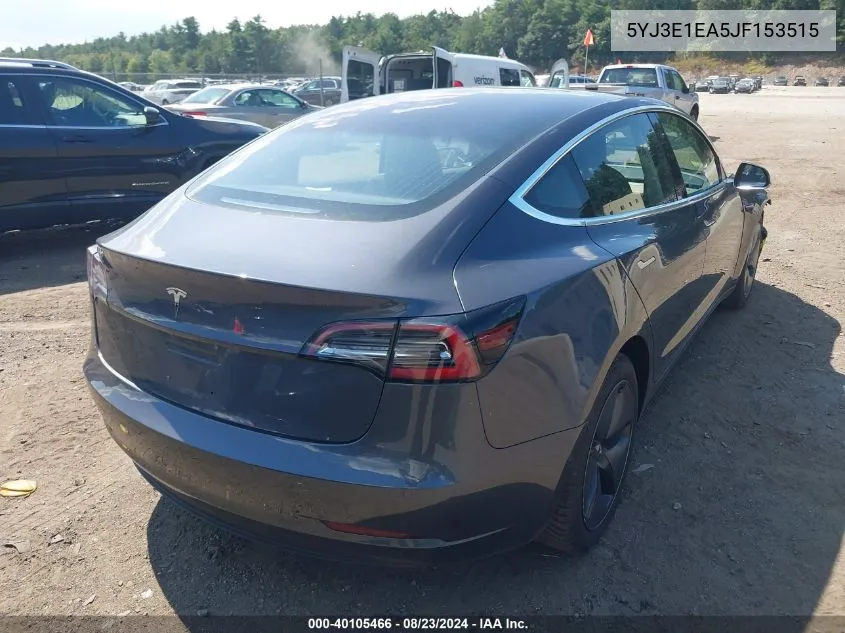 2018 Tesla Model 3 VIN: 5YJ3E1EA5JF153515 Lot: 40105466