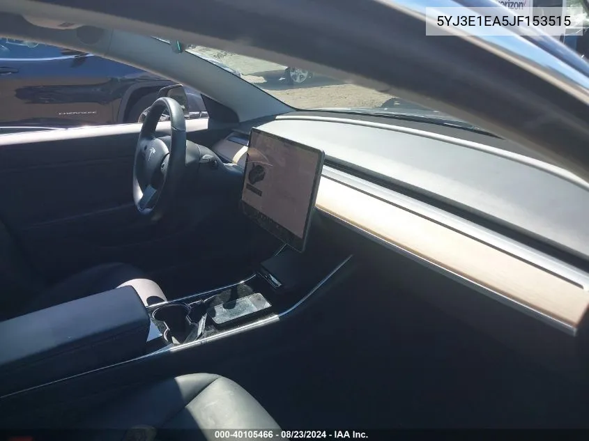 5YJ3E1EA5JF153515 2018 Tesla Model 3