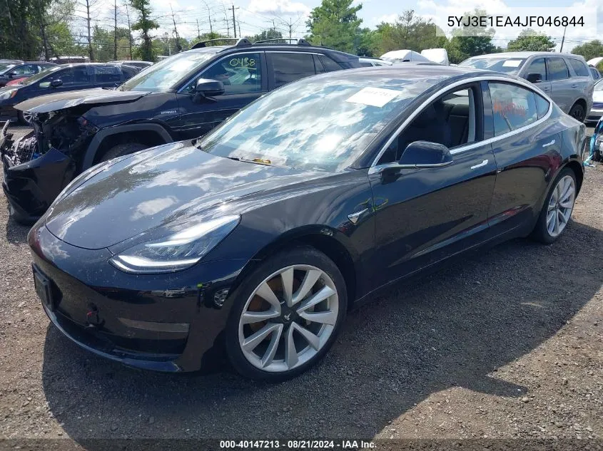 2018 Tesla Model 3 Long Range/Mid Range VIN: 5YJ3E1EA4JF046844 Lot: 40147213