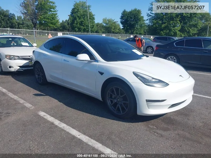 2018 Tesla Model 3 VIN: 5YJ3E1EA7JF057207 Lot: 40161100