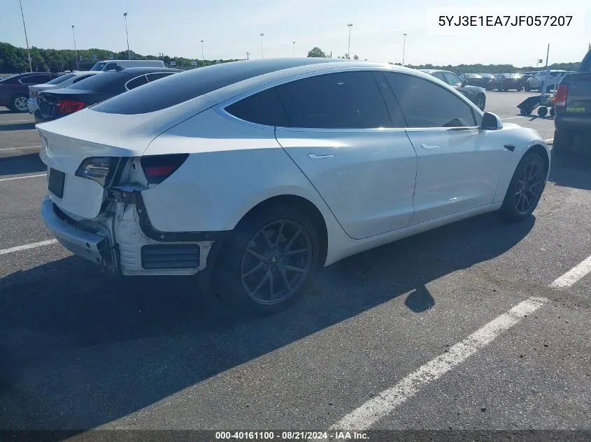 2018 Tesla Model 3 VIN: 5YJ3E1EA7JF057207 Lot: 40161100