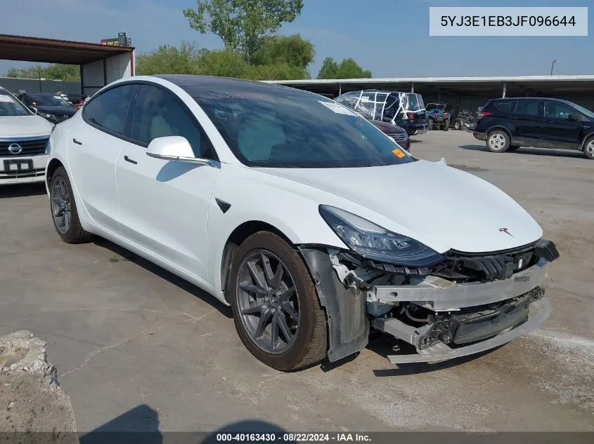 5YJ3E1EB3JF096644 2018 Tesla Model 3 Long Range/Performance