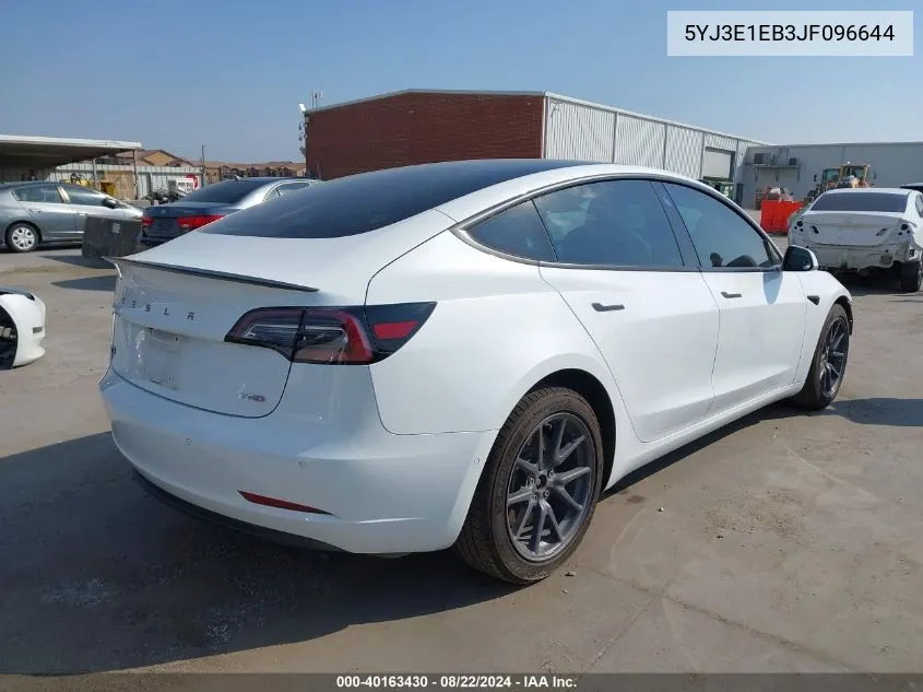 5YJ3E1EB3JF096644 2018 Tesla Model 3 Long Range/Performance