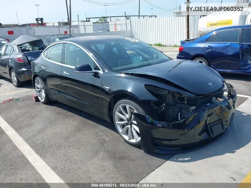 5YJ3E1EA9JF060352 2018 Tesla Model 3 Long Range/Mid Range