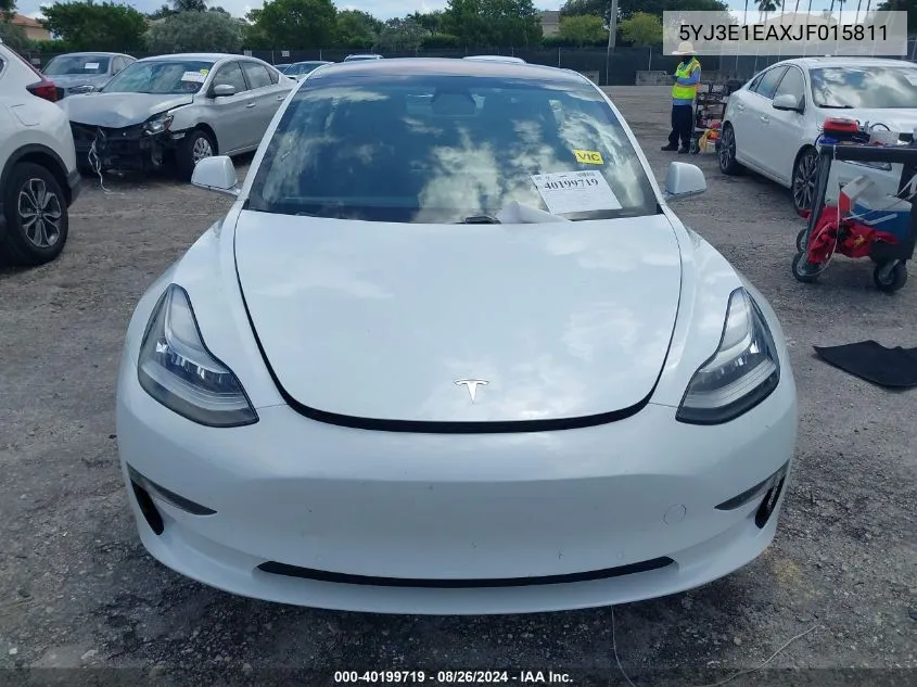 5YJ3E1EAXJF015811 2018 Tesla Model 3 Long Range/Mid Range